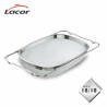 Scolapasta estensibile inox da lavello Lacor