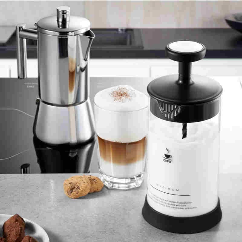 Espumador de leche instantáneo, fabricación automática de espuma fría y  caliente, espumador de café, Soledad Espumador de leche eléctrico