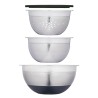 Juego de cuencos de acero inoxidable tres piezas de Kitchen Craft
