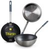 Sartén Wok titanio de Ibili