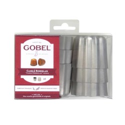 Set di 6 stampini scanalati «Bordelais» Gobel