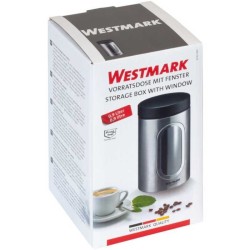 Luchtdichte voorraadbus van rvs van Westmark