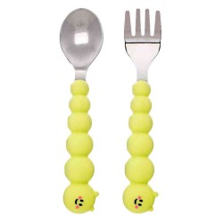 Set di posate per bambini a forma di bruco Kook Time