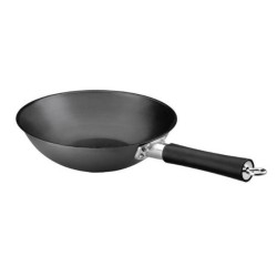 Stalen wok met antiaanbaklaag van Lacor