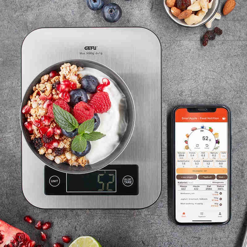 Bilancia da cucina Bluetooth Score Gefu