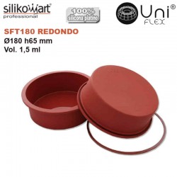 Molde Silicona Redondo 18cm h: 4cm Silikomart - Tienda Repostería Creativa  Valencia 