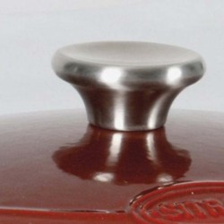 Sitram Gusseisen-Cocotte rund, rot emailliert