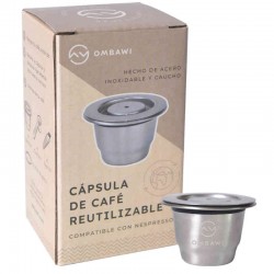Cápsula reutilizable Ombawi para cafeteras Nespresso