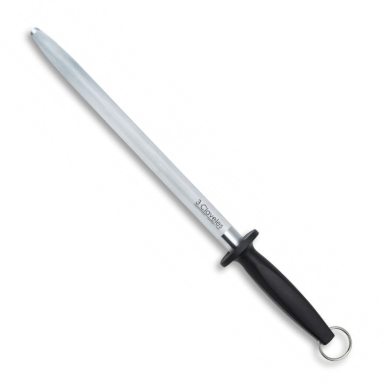 3 Claveles professional oval sharpening steel 30 cm