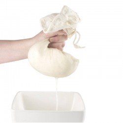 Bolsa filtro para leche vegetal de algodón de...