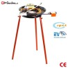 Kit queimador plano de 30 cm e paelheira de 46 cm
