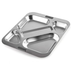 Tabuleiro de autosserviço em aço inox 18/10 da Lacor