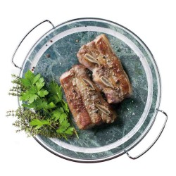 Piastra grill in pietra rotonda Ibili