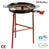 Set paellabrander 50 cm en paellapan 70 cm