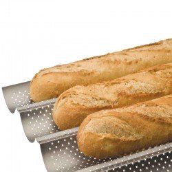 Molde para baguette de pan y tejas