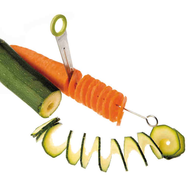 Decorador de frutas y verduras en guirnalda