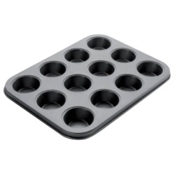 Moule à muffins 12 empreintes avec caissettes de Ibili