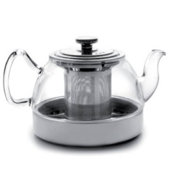 Tetera de cristal con filtro para inducción de Ibili