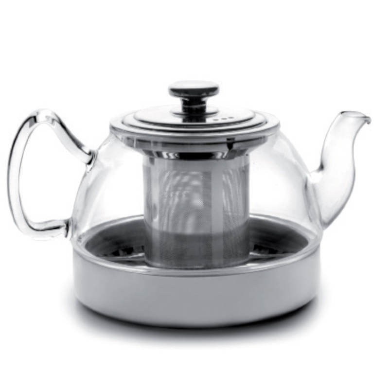 Tetera de cristal con filtro para inducción de Ibili