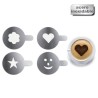 Set de 4 pochoirs à café de Ibili