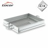 Lacor Abtropfbehälter für Frittiertes aus Edelstahl 18/10