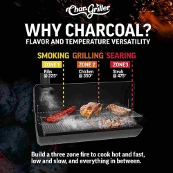 Barbecue a legna e carbone Wrangler di Char-Griller