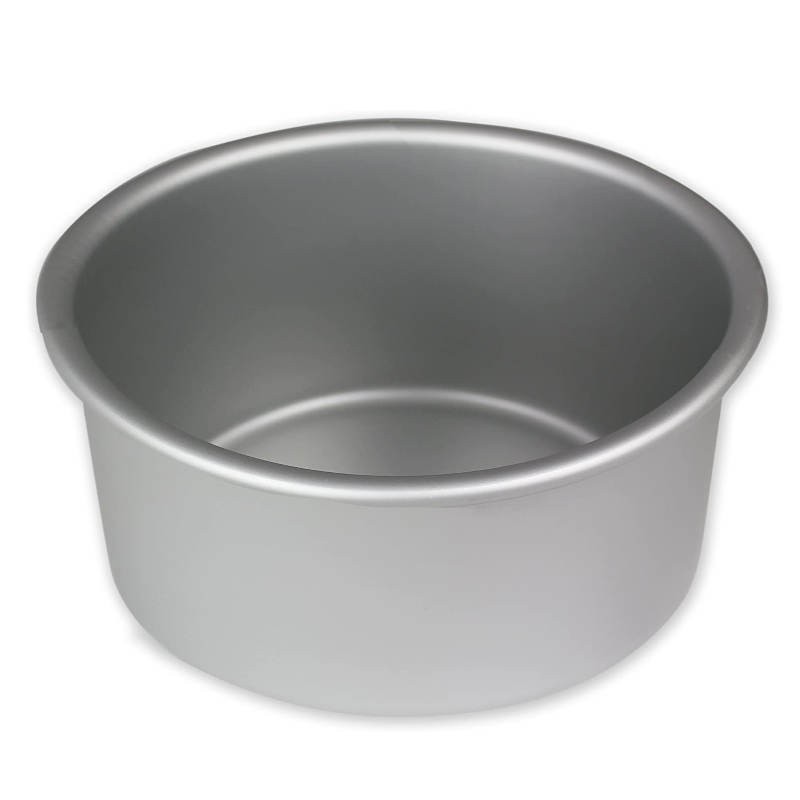 Forma okrągła z aluminium anodowanego o wysokości 76 mm marki PME Cake