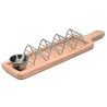 Soporte para tacos con base de madera de Pujadas