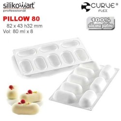 Forma Pillow CurveFlex com corta-massas da Silikomart Professional