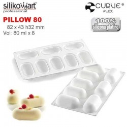 Molde Pillow CurveFlex con cortapastas de Silikomart