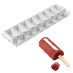 Silikomart SteccoFlex Silikonform-Set Mini Chic + 100 Sticks