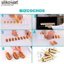 Set de moules Mini Chic SteccoFlex de Silikomart + 100 sticks