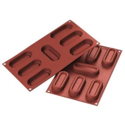 Moule en silicone à savarin Log SiliconFlex de Silikomart