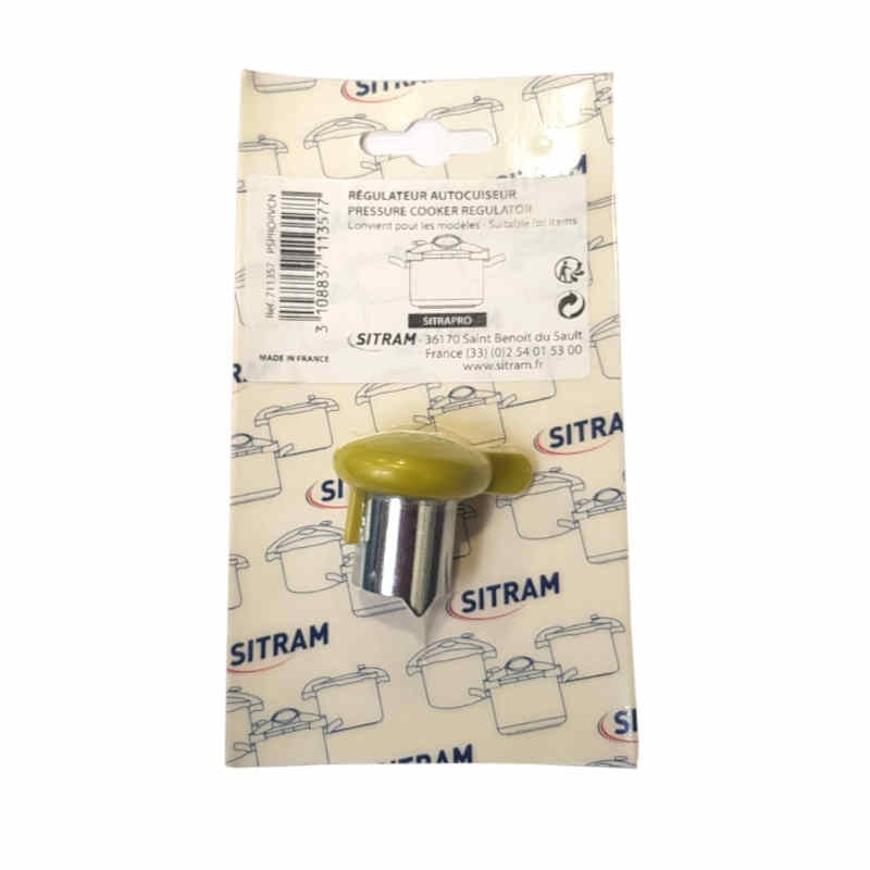 Soupape à contrepoids verte pour l'autocuiseur Sitrapro de Sitram
