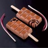 Set di stampi Choco Stick SteccoFlex Silikomart + 50 stecchi
