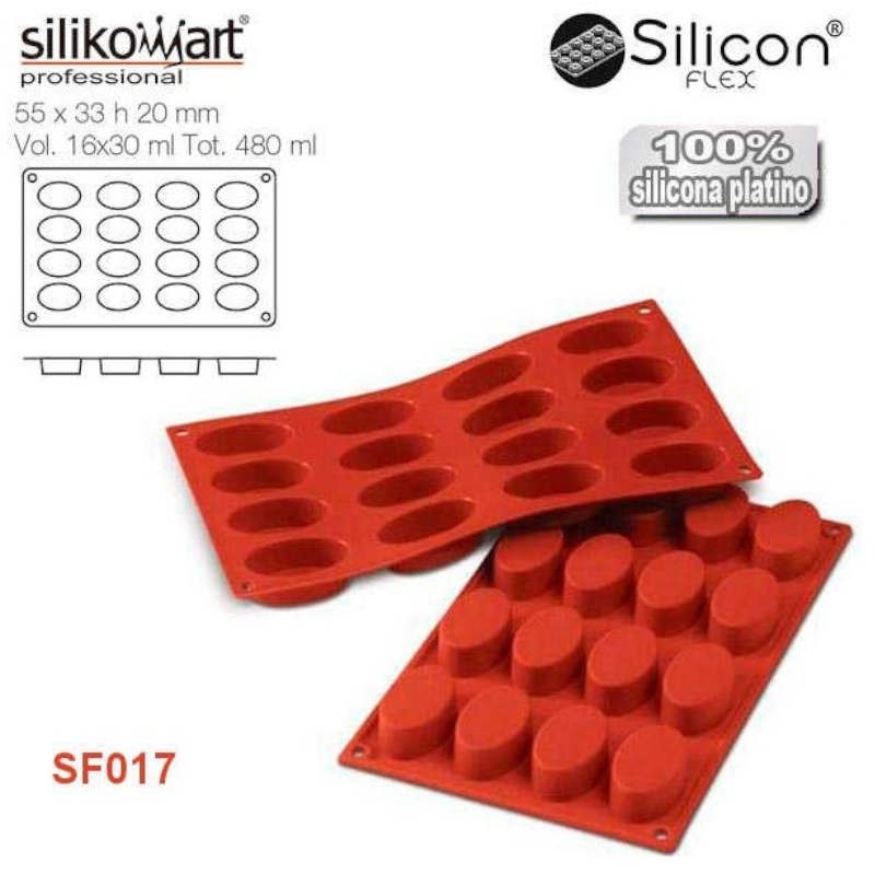 Molde ovalados SiliconFlex de Silikomart
