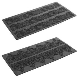 Siliconen decoratiemat Tricot van Silikomart
