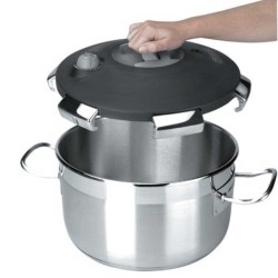Lacor Luxe commercial stainless steel pressure cooker