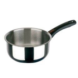 Casseruola in acciaio inox con manico in bachelite Forma Inoxibar
