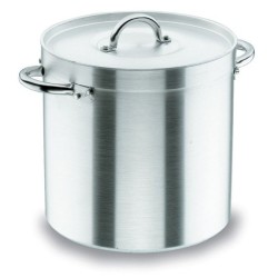Pentola cilindrica con coperchio Chef Alluminio Lacor