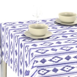Tovaglia cerata Guillem blu serie Yelmotex. Al taglio