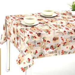 Toalha de mesa plastificada Boudica série Yelmotex. Ao corte