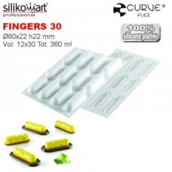 Molde Fingers 30 Silikomart Professional