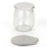 Zgrzewane wieczka aluminiowe XS (600 szt.) do słoiczków na jogurt 120 ml