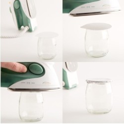 Heißsiegel-Deckel XS (600 St.) für Joghurtglas 120 ml