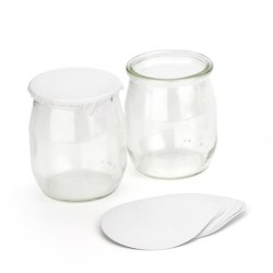 Coperchio bianco termosigillabile XS (750 pz.) per vasetto yogurt 120 ml