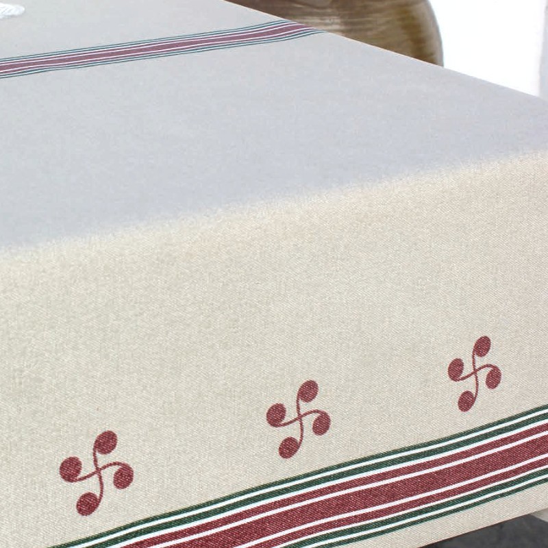 Oleado de mesa Ameztoy Vermelho série Fibratex. Ao corte