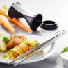 Set: cortador espiral Spirelli mas pinzas de cocina Soco de Gefu
