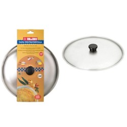 Couvercle retourne-tortilla en acier inox de Ibili
