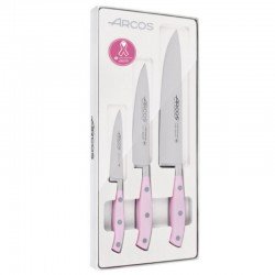 Set de 3 cuchillos serie Riviera Rose de Arcos